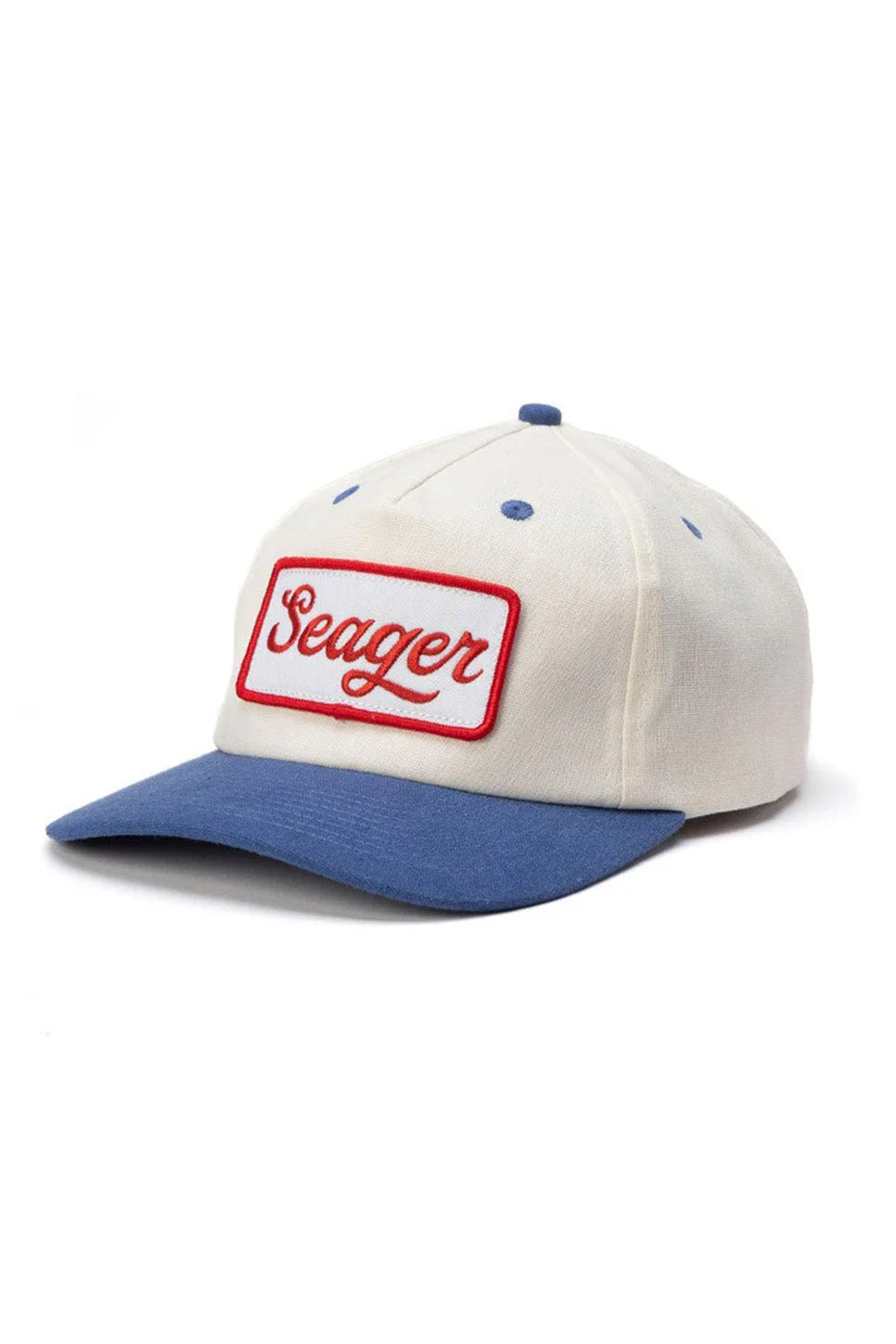seager uncle bill snapback cream blue profile