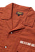 seager whippersnapper embroidered red clay collar
