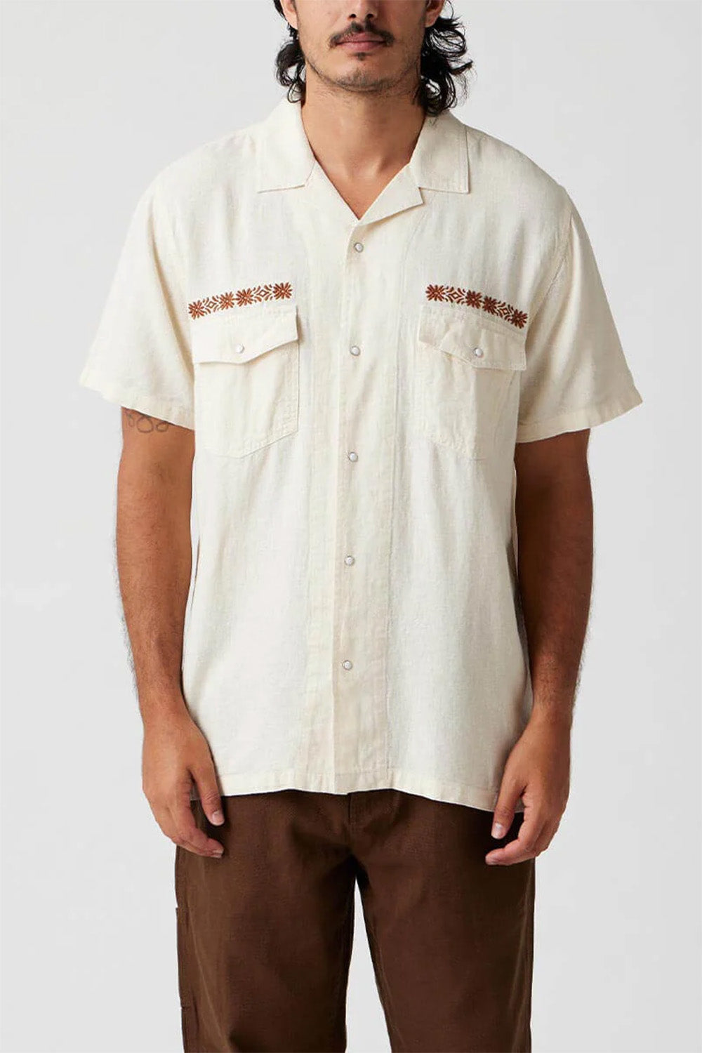 seager whippersnapper embroidered white wash model