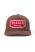 seager wilson snapback brown front