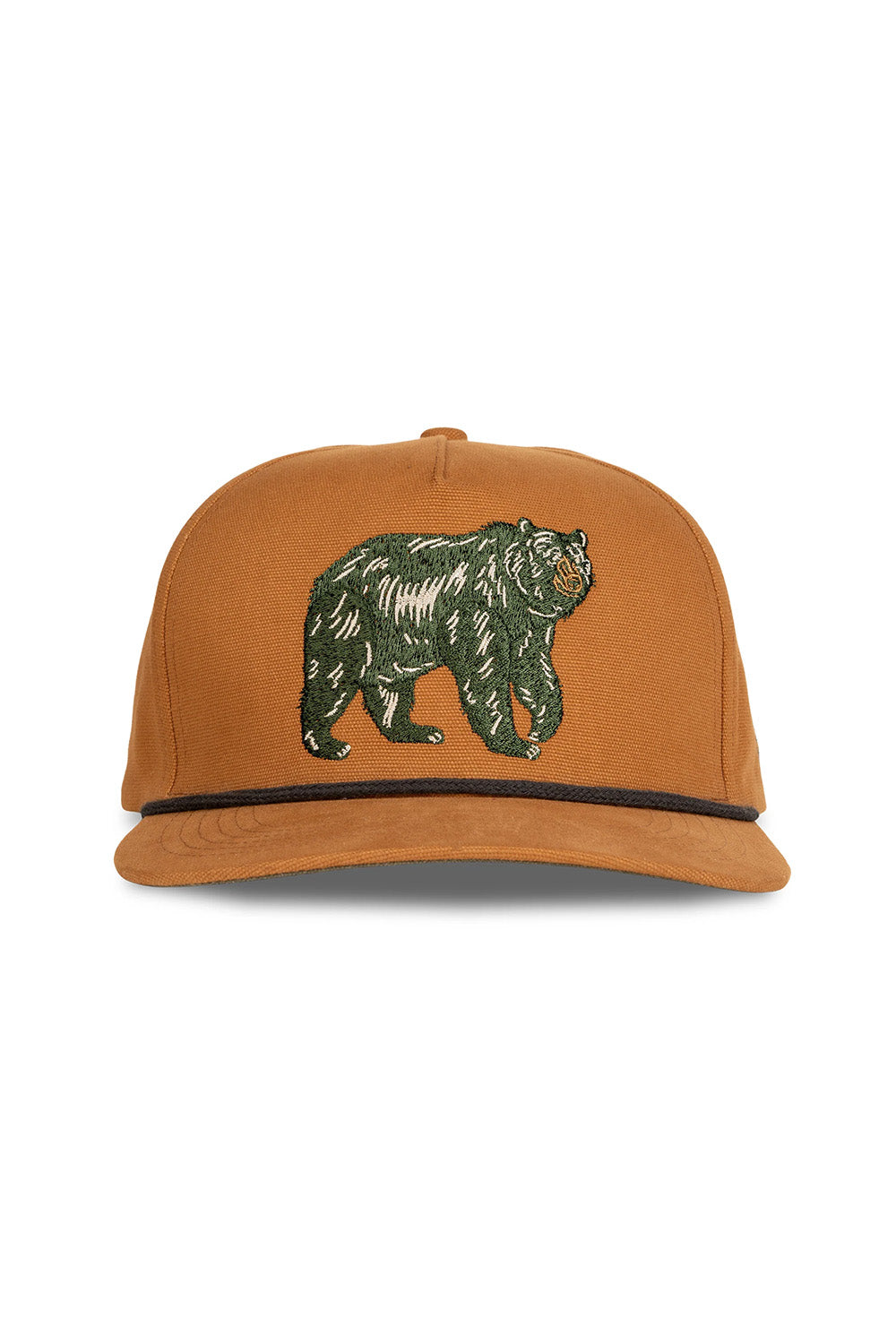 Sendero Bear Hat in Gold — Front view