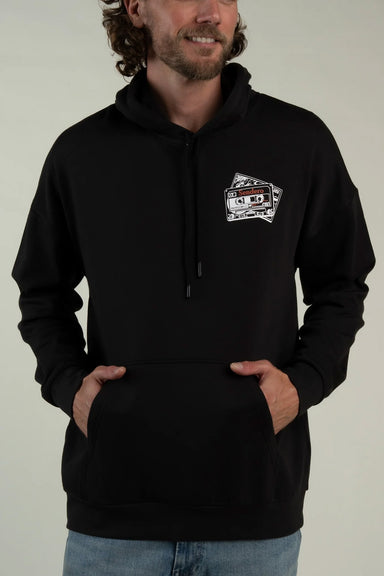 sendero-cassette-tape-hoodie-black-front