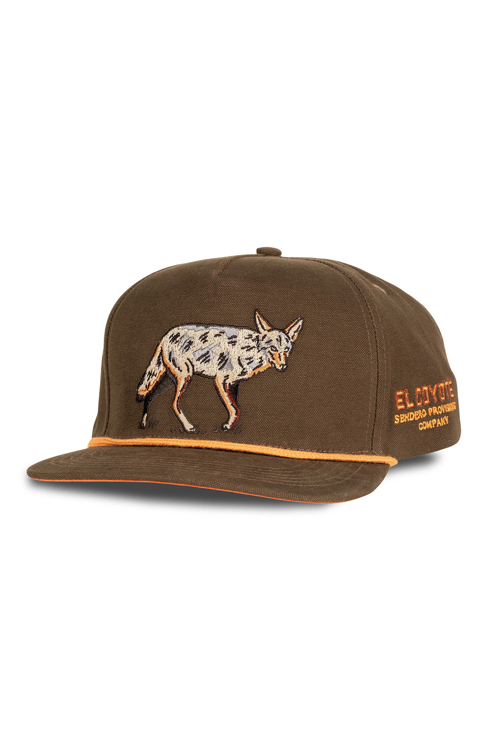Sendero Coyote Hat in Brown — Quarter view