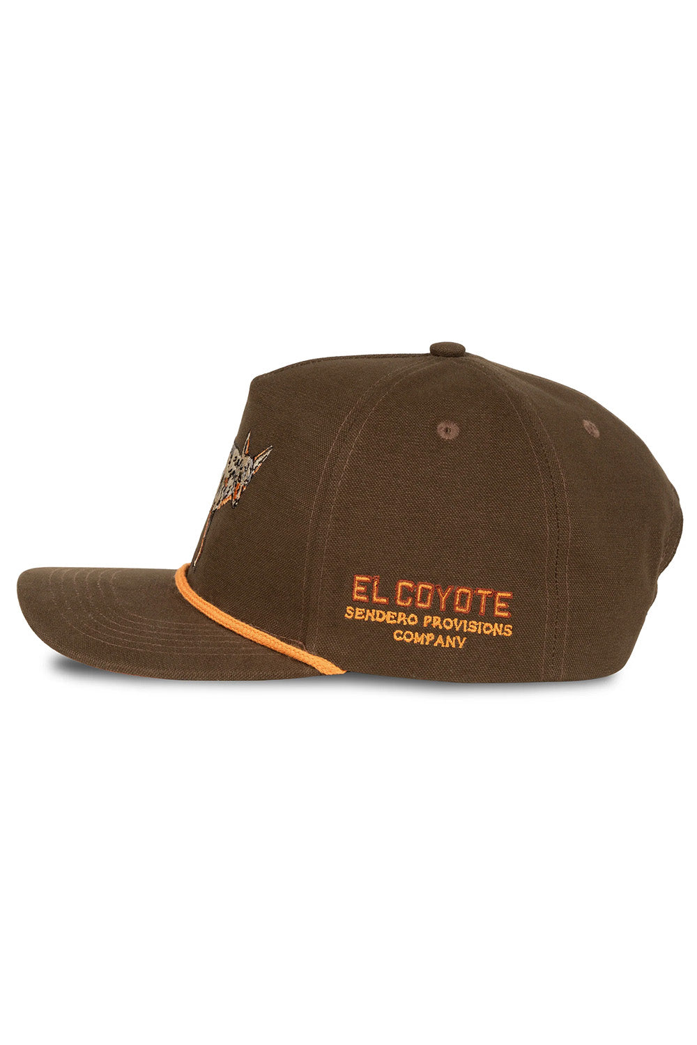 Sendero Coyote Hat in Brown — Side view