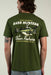 Sendero Deer Fishers T-Shirt in Army Green — Back view