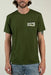 Sendero Deer Fishers T-Shirt in Army Green — Front view