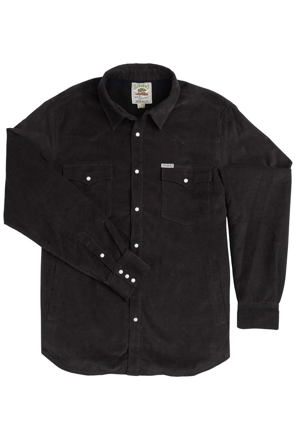 Sendero - Desperado Shacket - Charcoal - Flatlay Front