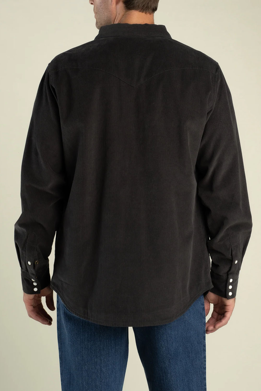 Sendero - Desperado Shacket - Charcoal - Model Back