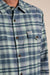Sendero - Durango Flannel Stretch - Teal/Blue - Detail Pocket