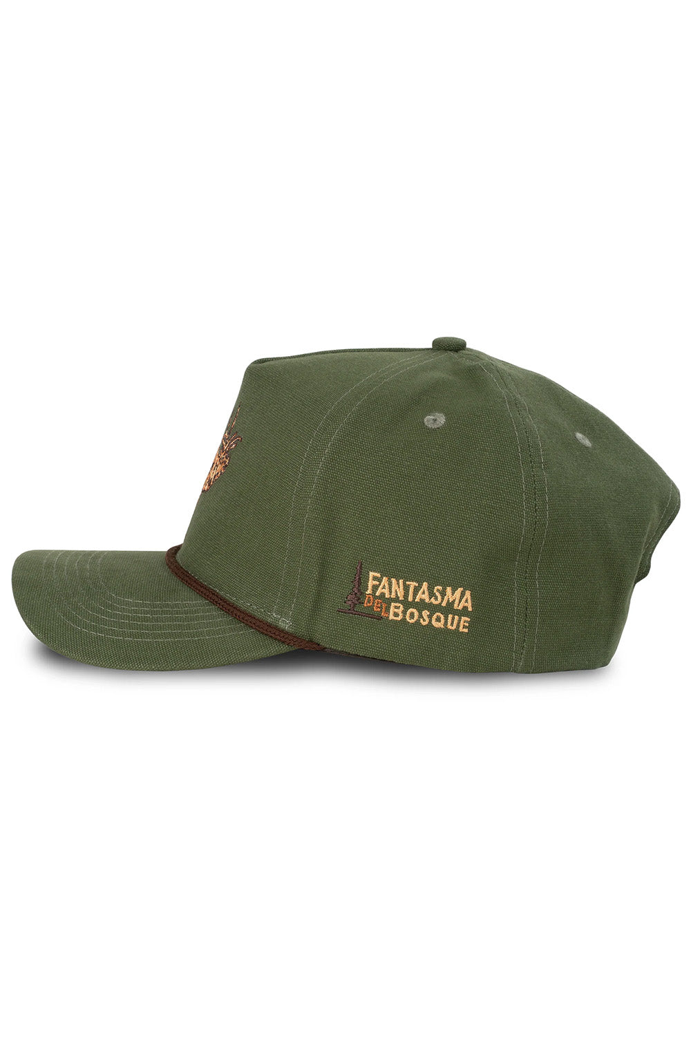Sendero Elk Hat in Green — Side view