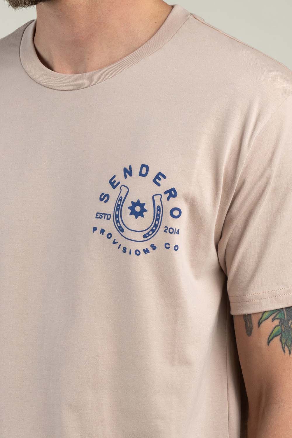 sendero-no-luck-tshirt-sand-detail