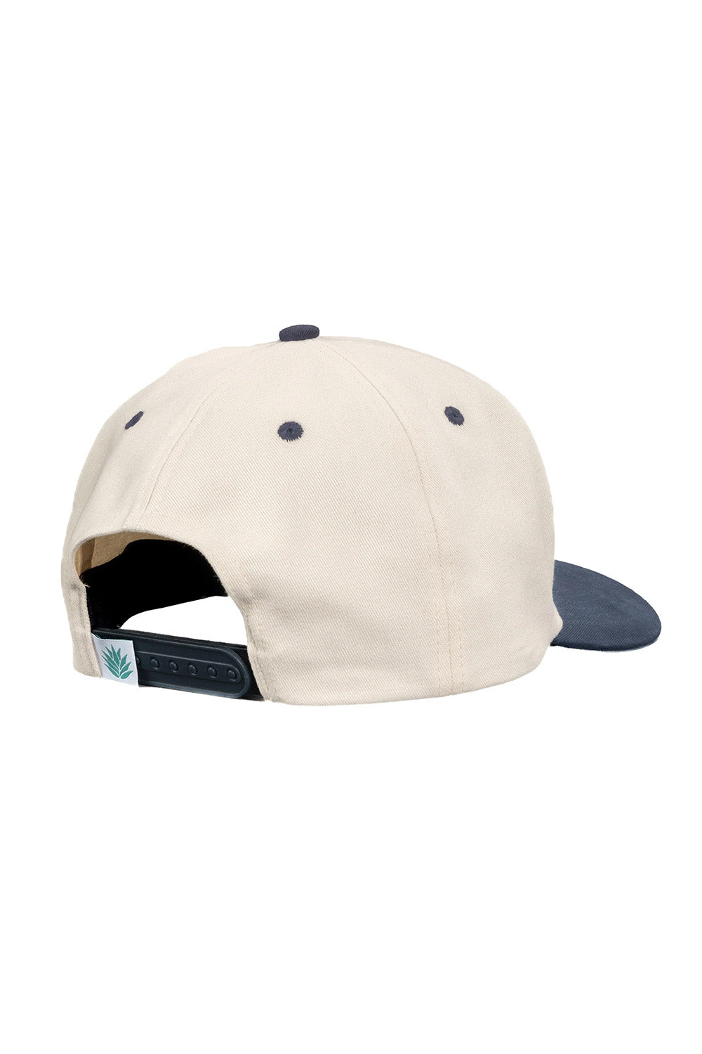 Sendero S Bar PC Hat in White/Navy — Back view