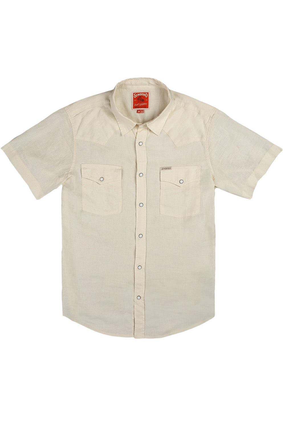 sendero-wyatt-pearl-snap-shirt-antique-white-flatlay