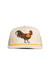 Sendero Yardbird Hat in White — Front view