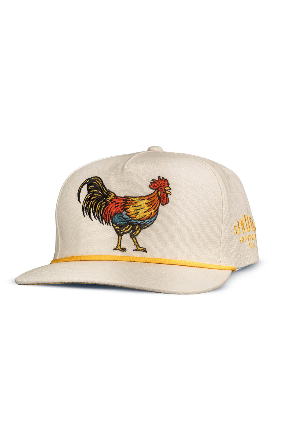 Sendero Yardbird Hat in White — Quarter view