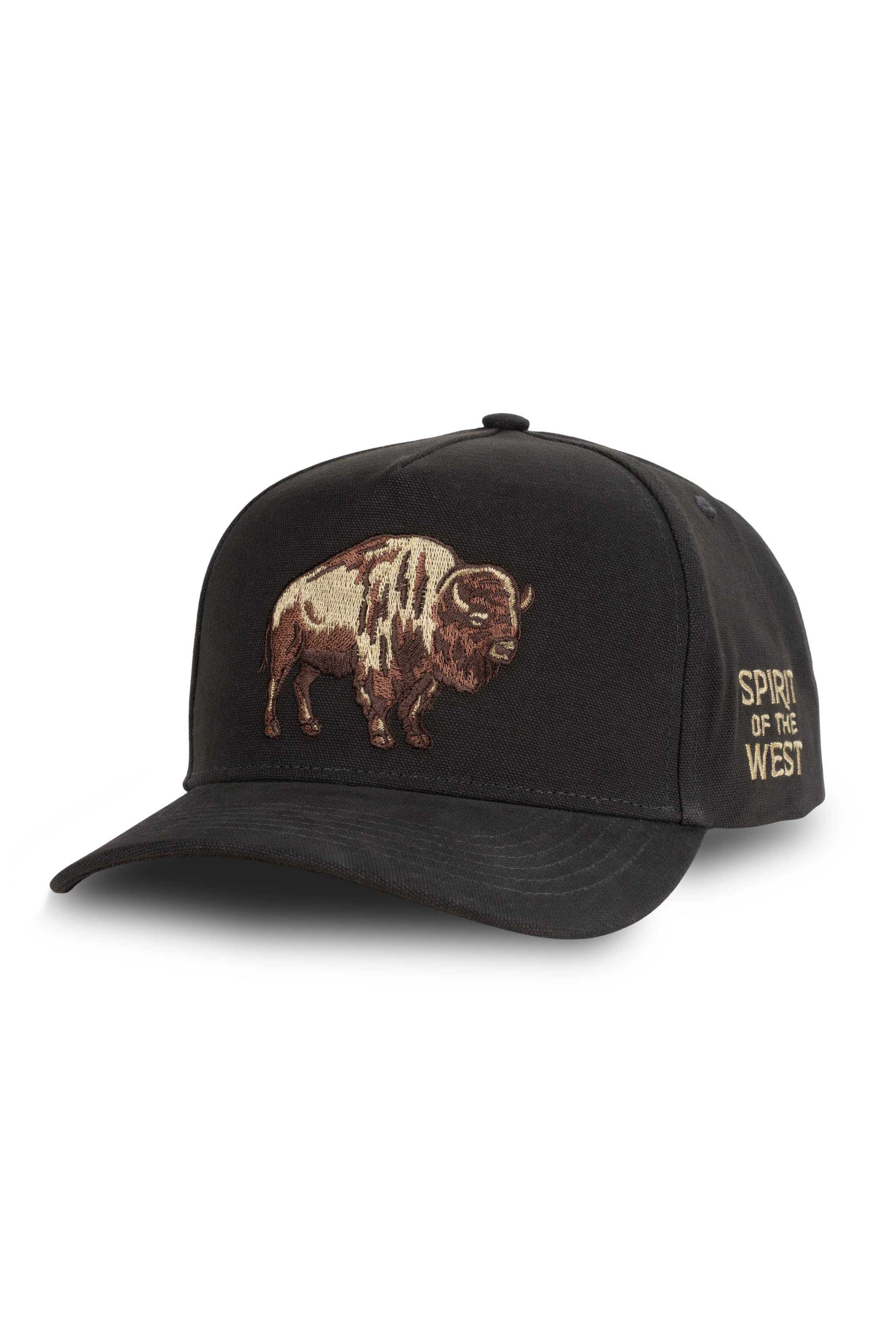 sendero american bufflalo hat black profile