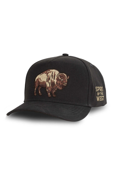 sendero american bufflalo hat black profile