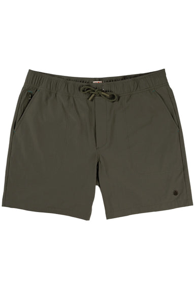 sendero bajada hybrid shorts san juan green flatlay