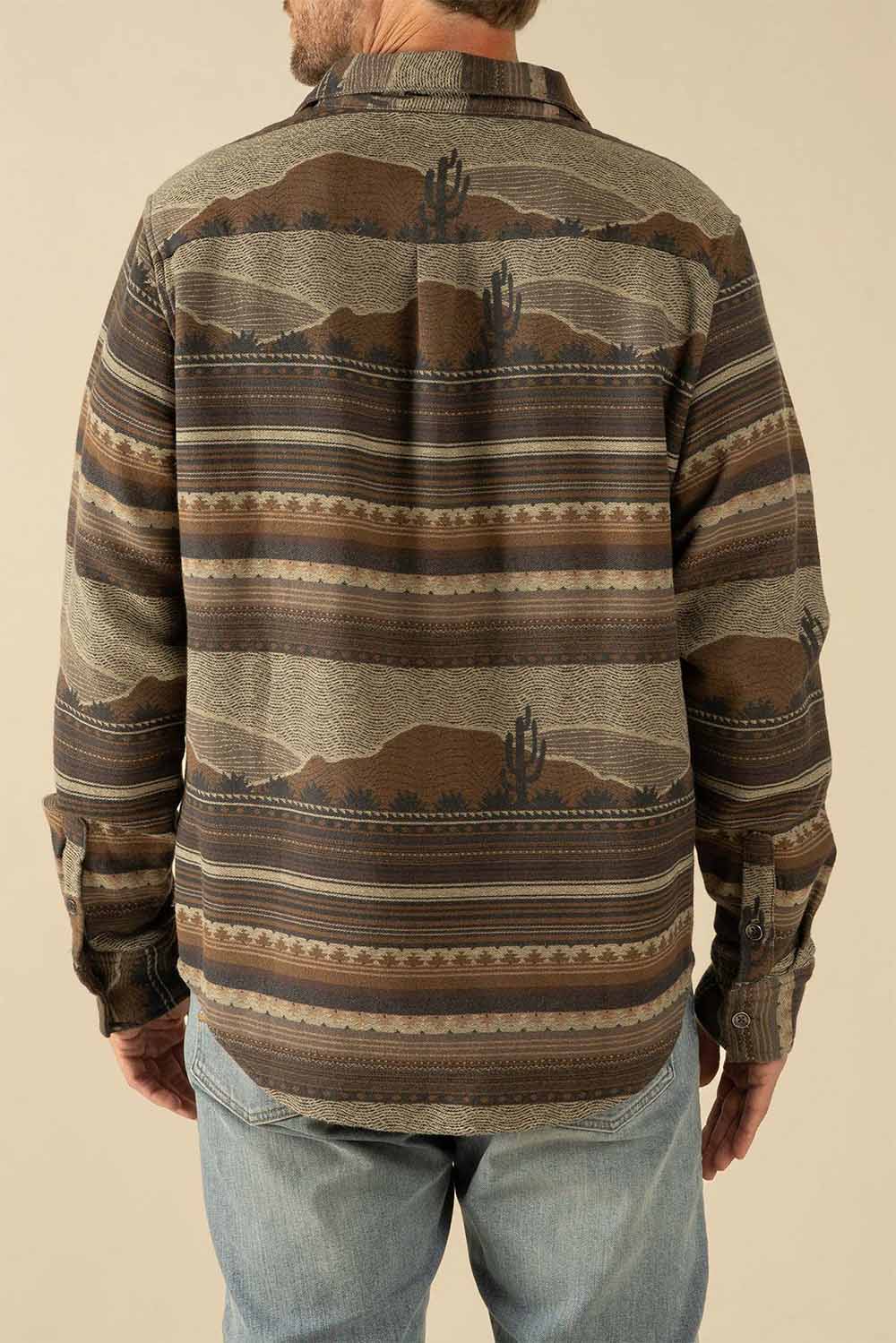 sendero boquillas shirt sonora brown back