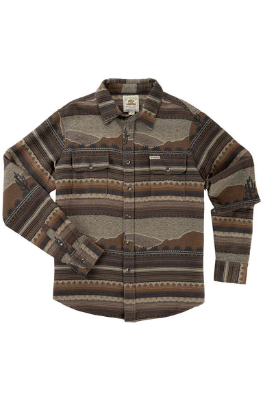 sendero boquillas shirt sonora brown flatlay