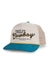 sendero coast to cowboy cream teal profile