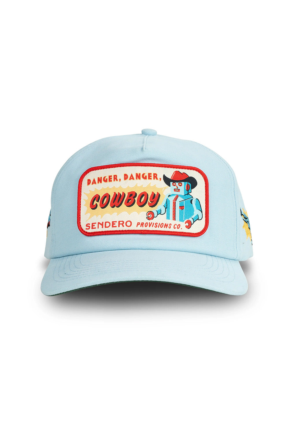 sendero danger cowboy hat blue front