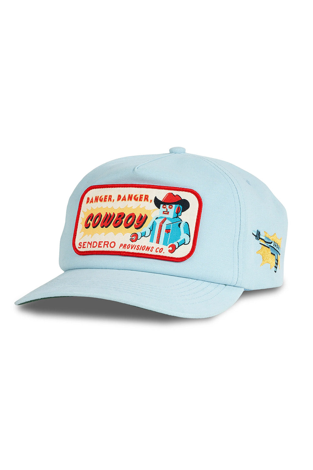 sendero danger cowboy hat blue profile