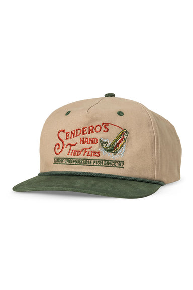 Sendero - Hand Tied Flies Hat - Gray - Profile