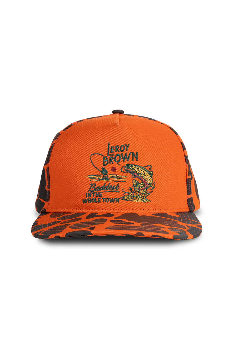 sendero leroy brown hat camo front