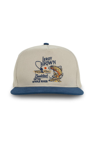 sendero leroy brown hat khaki navy front