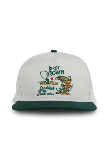 sendero leroy brown hat white front