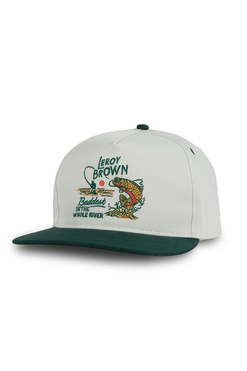 sendero leroy brown hat white profile