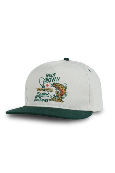 sendero leroy brown hat white profile