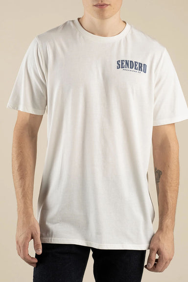 sendero need this rain tshirt vintage white front