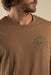 sendero no luck tshirt light brown detail