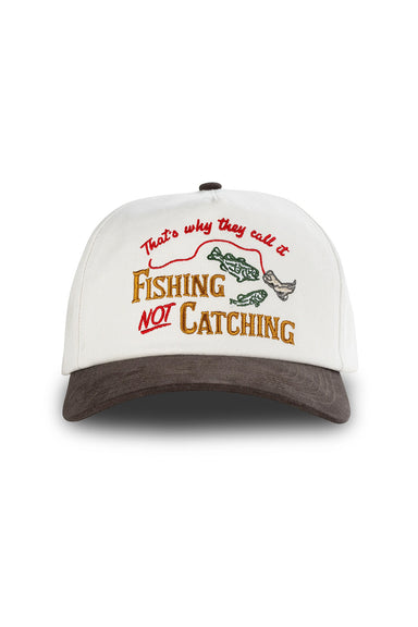 sendero not catching hat cream brown front
