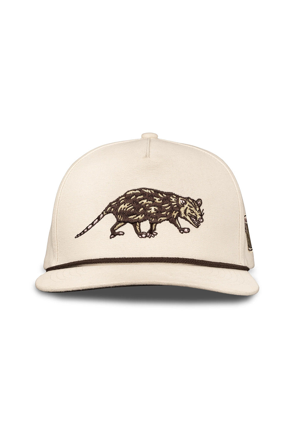 sendero opossum hat white front