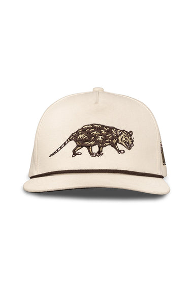 sendero opossum hat white front