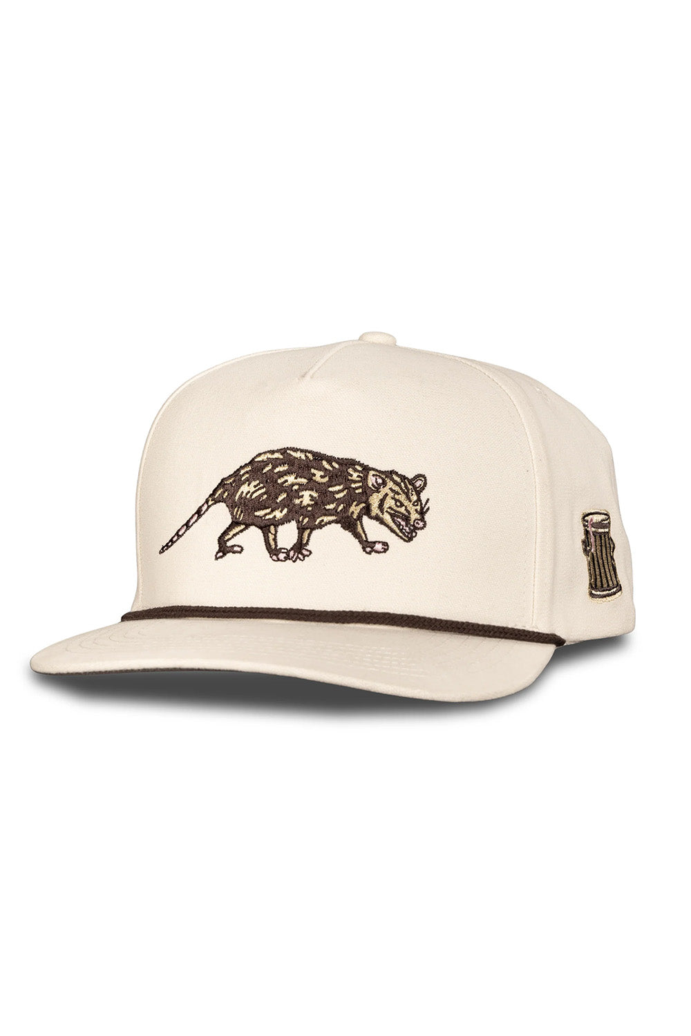 sendero opossum hat white profile