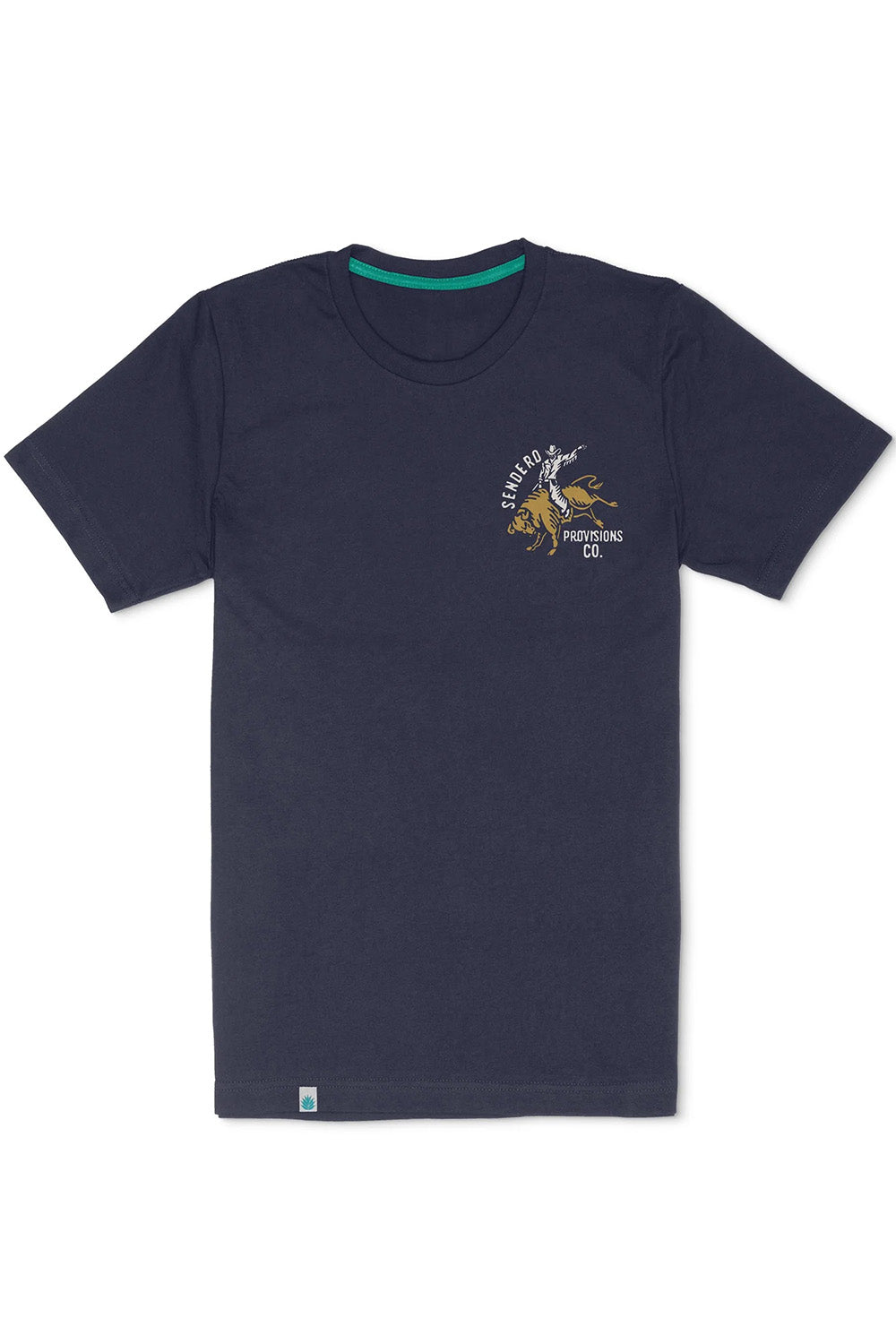 sendero ride or die tshirt navy front