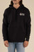 sendero shootin hand hoodie black front