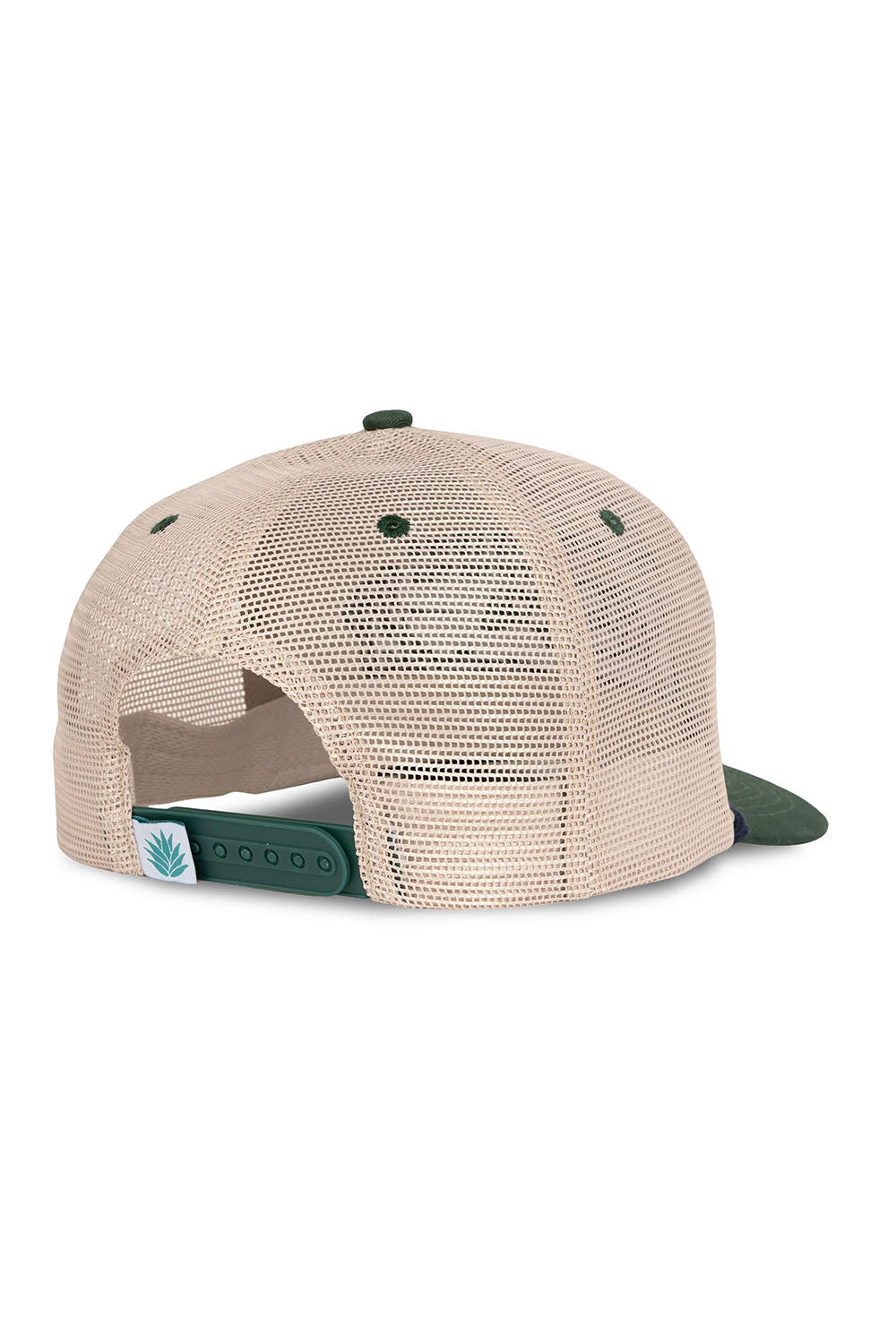 sendero skinny cows hat cream green back