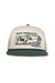 sendero skinny cows hat cream green front