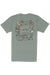 sendero triple threat t-shirt laguna flatlay