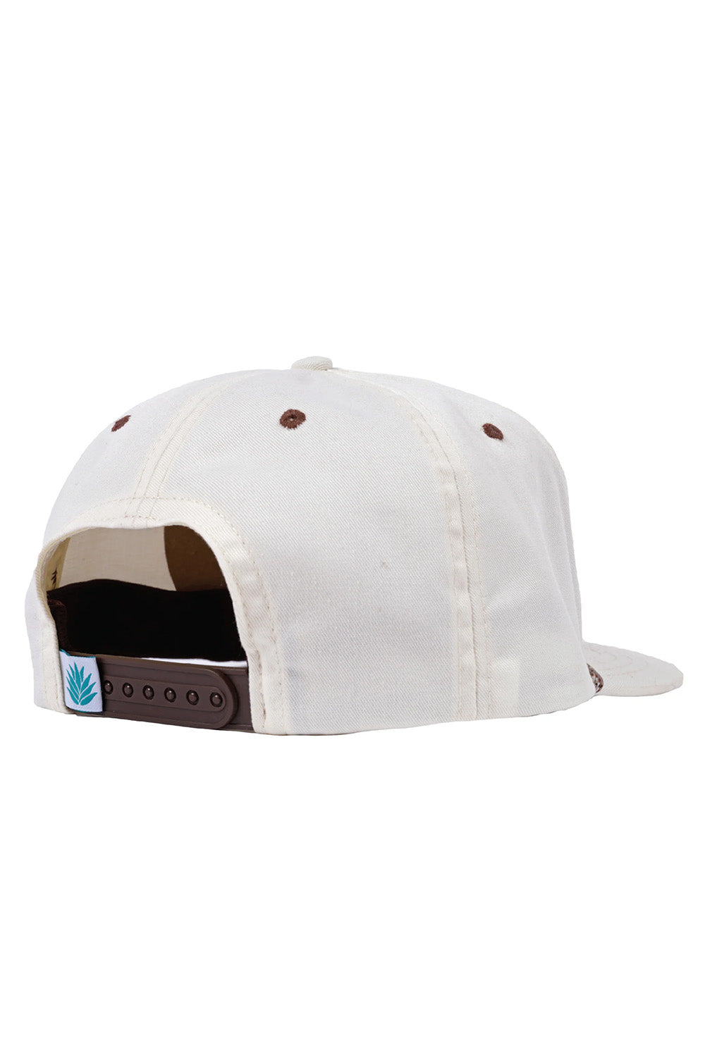 sendero western show hat white back