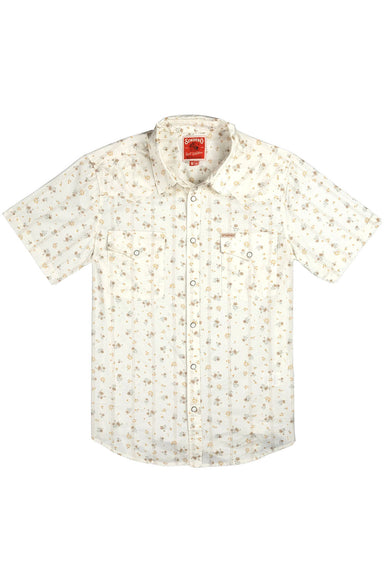 sendero wyatt pearl snap ss dustbloom antique white flatlay