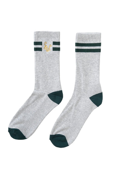 Service Works - Monogram Socks - Heather Grey - Pair