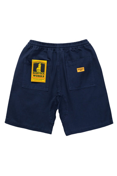 service works classic chef short dark navy back