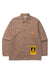 service works twill chore shirt mushroom