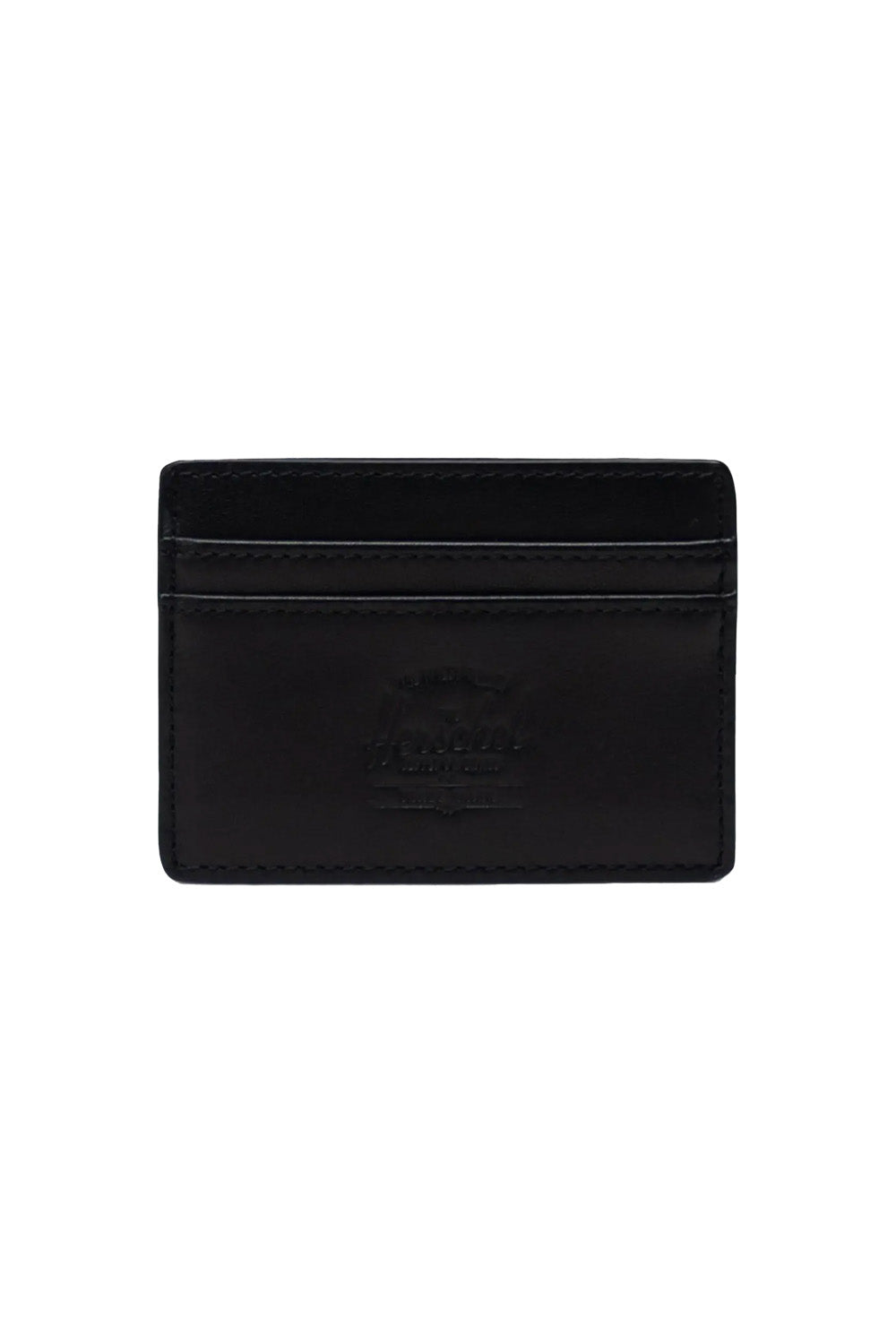 Herschel - Charlie Leather RFID - Black - Front